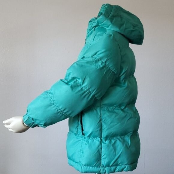 Cherokee Teal Winter Outdoor Puffer Jacket Coat Parka Kids Youth Extra SMALL 4/5 - Picture 7 of 12
